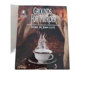 Bepuzzled Grounds For Murder 94 Mystery Jigsaw Thriller Story John Lutz 1000 Pcs